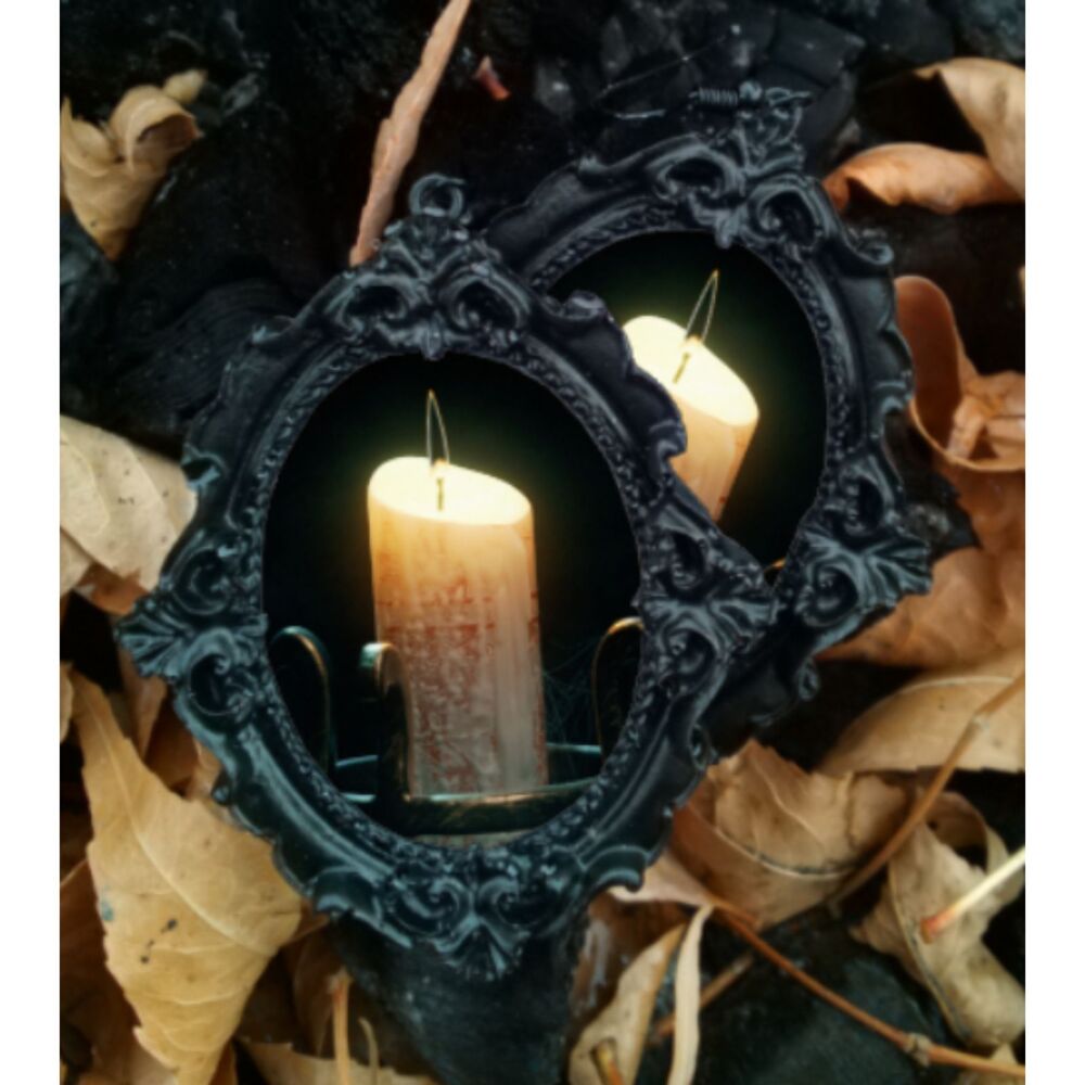 Black Flame Candle Earrings Hocus Pocus Sanderson Sisters Witchy Jewelery